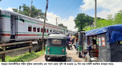 আদমদীঘিতে শহীদ সুজিত রেলগেট টি ১৮ দিন ধরে অরক্ষিত আদমদীঘিতে শহীদ সুজিত রেলগেট টি ১৮ দিন ধরে অরক্ষিত